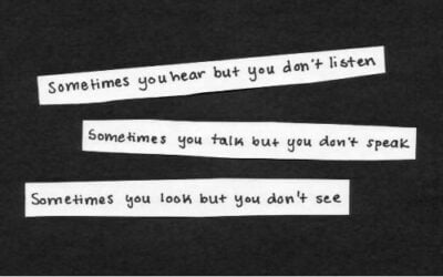Do you care in silence?