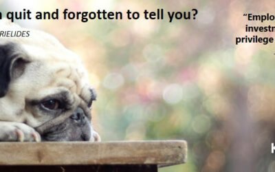 Have your team quit and forgotten to tell you?
