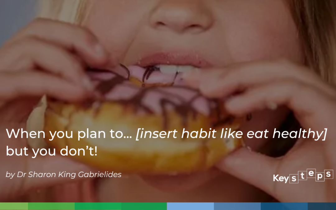 When You Plan to and Know What to Do… But You Don’t